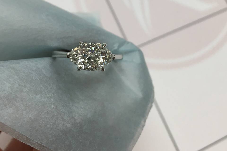 Three Stone Engagement Ring