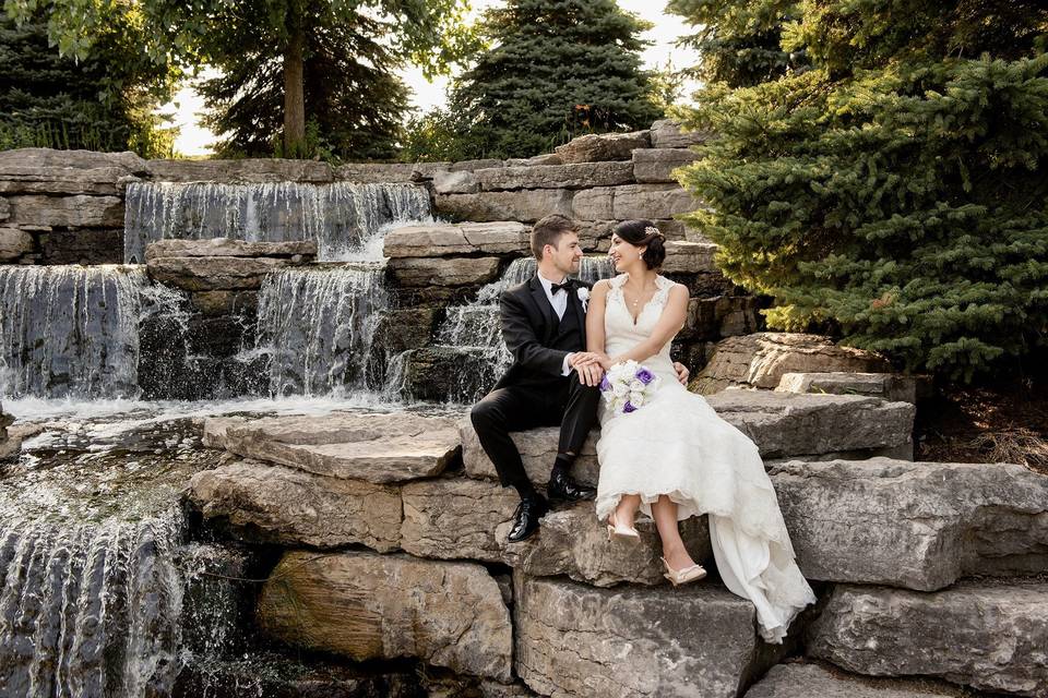 Richmond Green waterfall