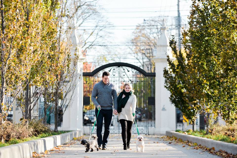 Trinity bellwoods engagement