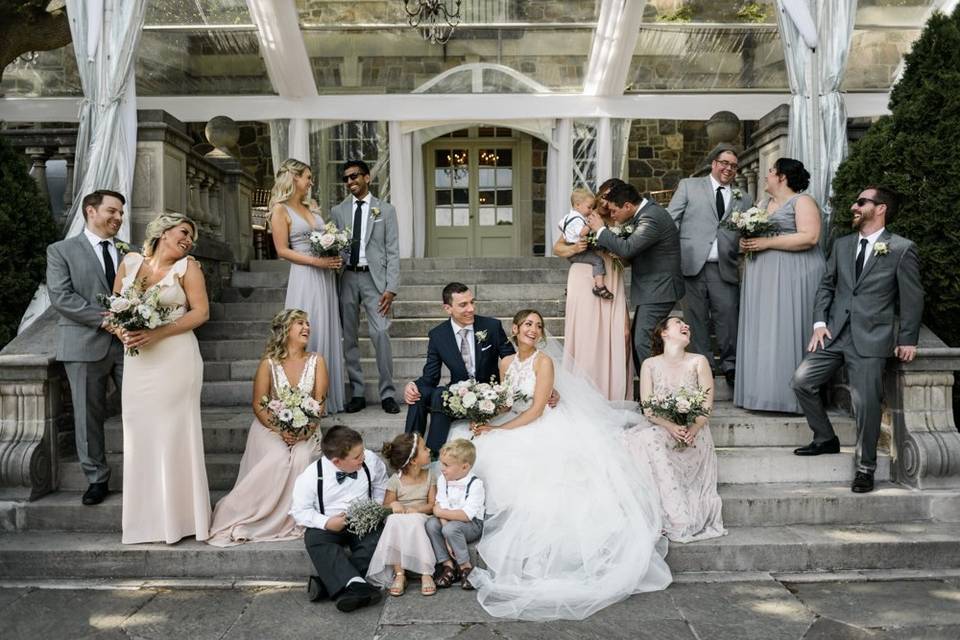 Bridal Party at Graydon Hall