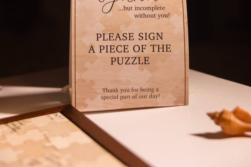 Sign in puzzle