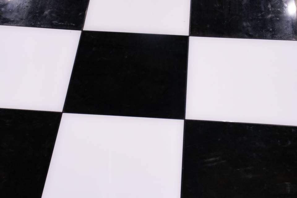 White and Black checkered