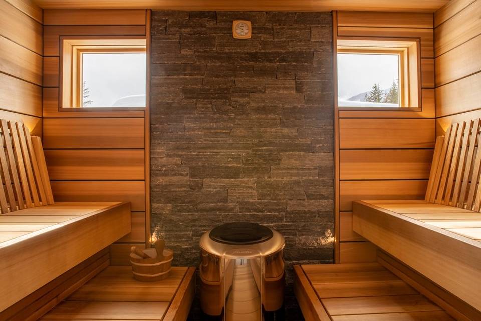 Custom built sauna