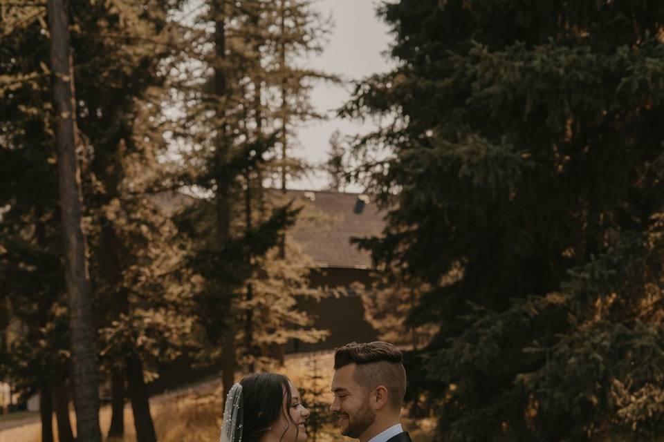 Autumnal wedding photography