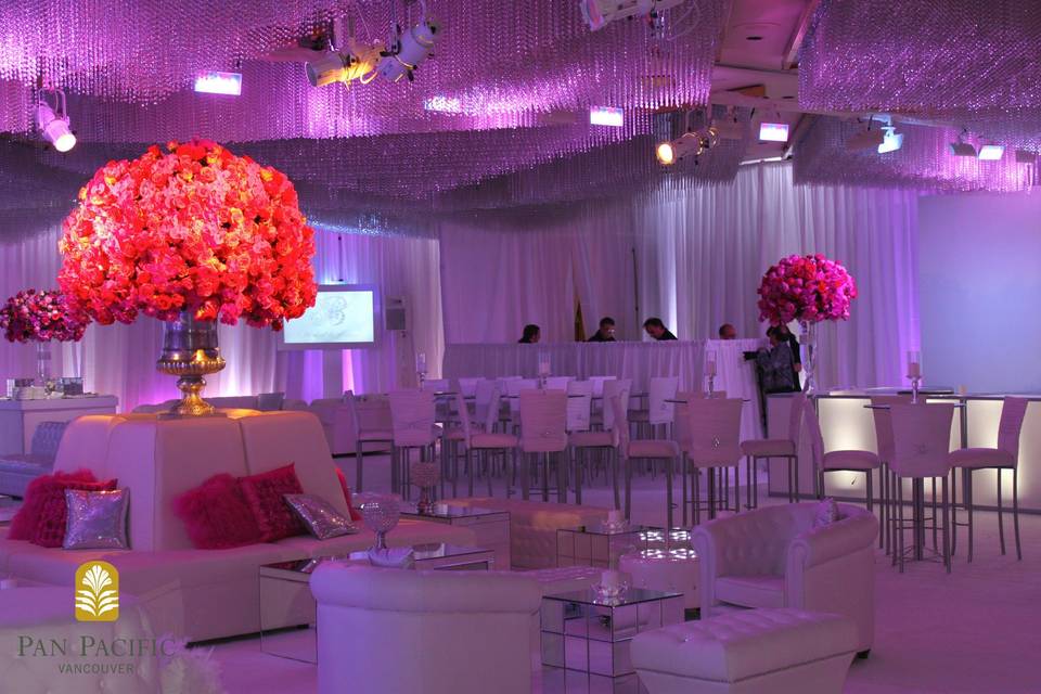 Customized event decor