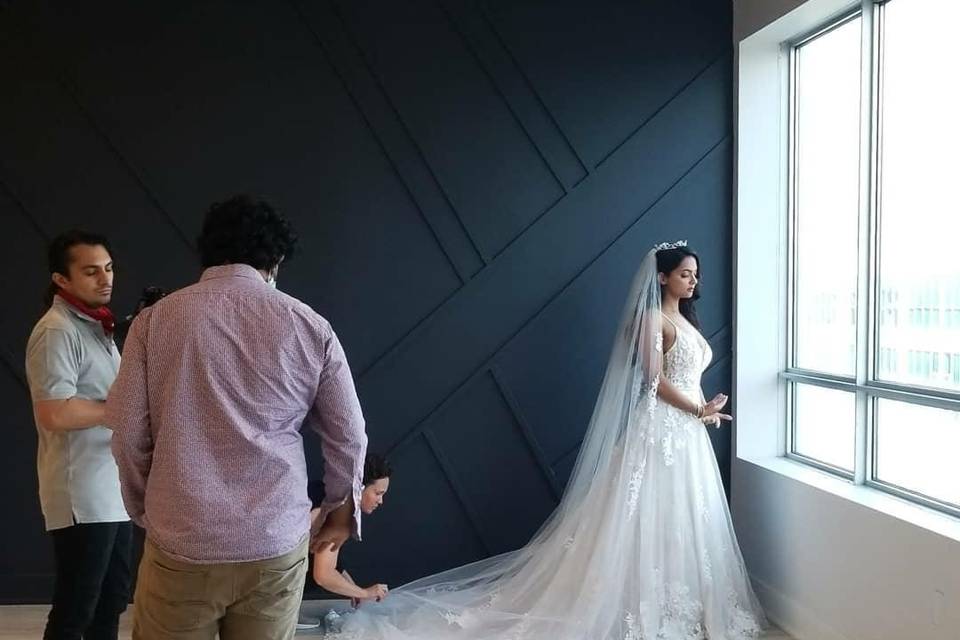 Bridal photoshoot