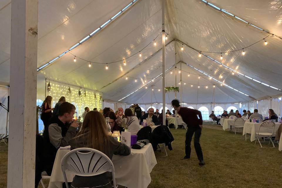 200 person event tent