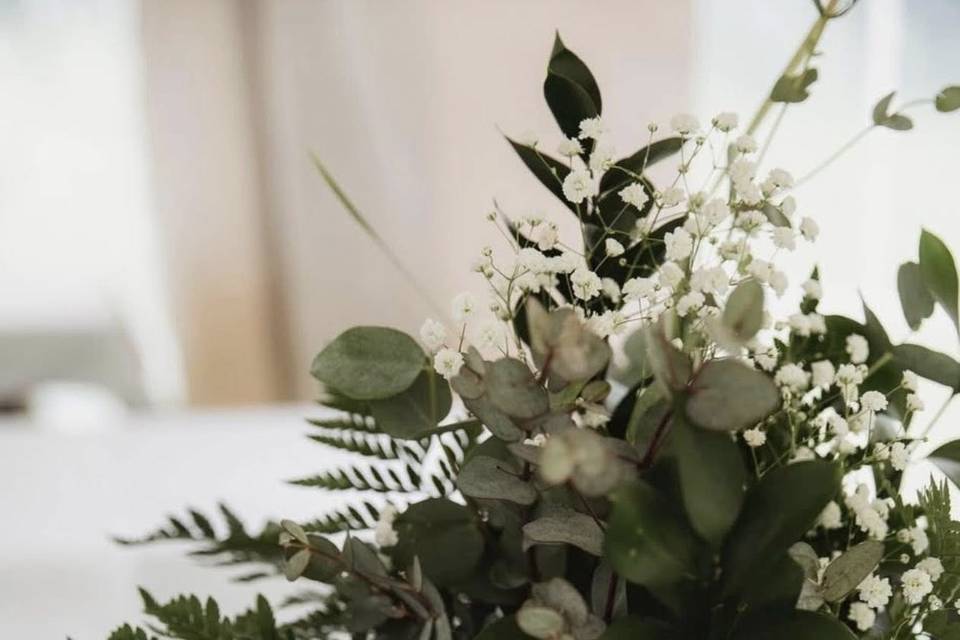 Mixed Greens Center Pieces