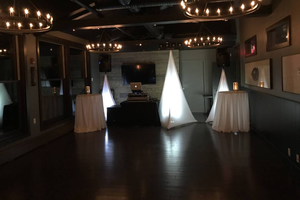 Reception tables