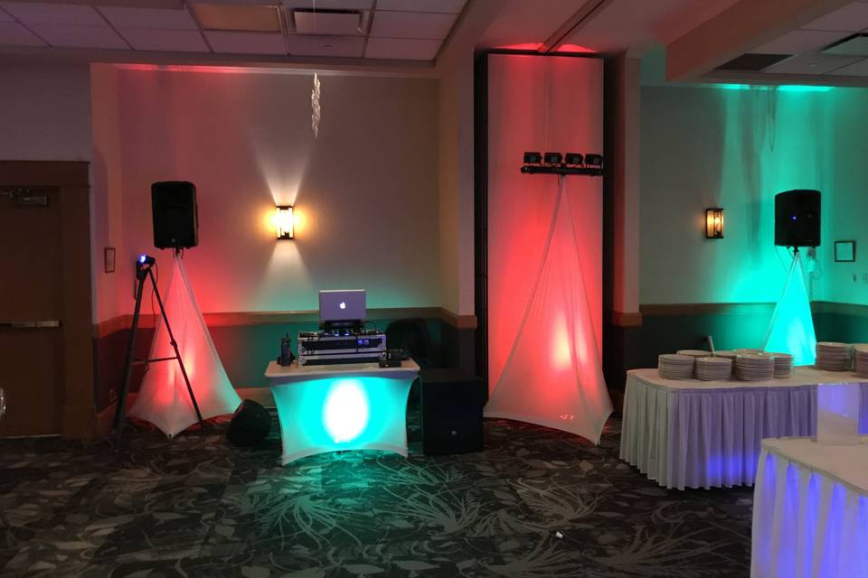 Reception setup