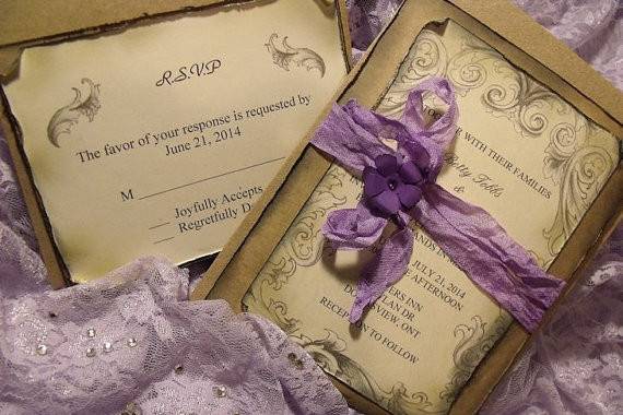 Lace Wedding Invitation