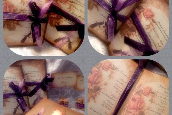 Blush/Lavender Invitation