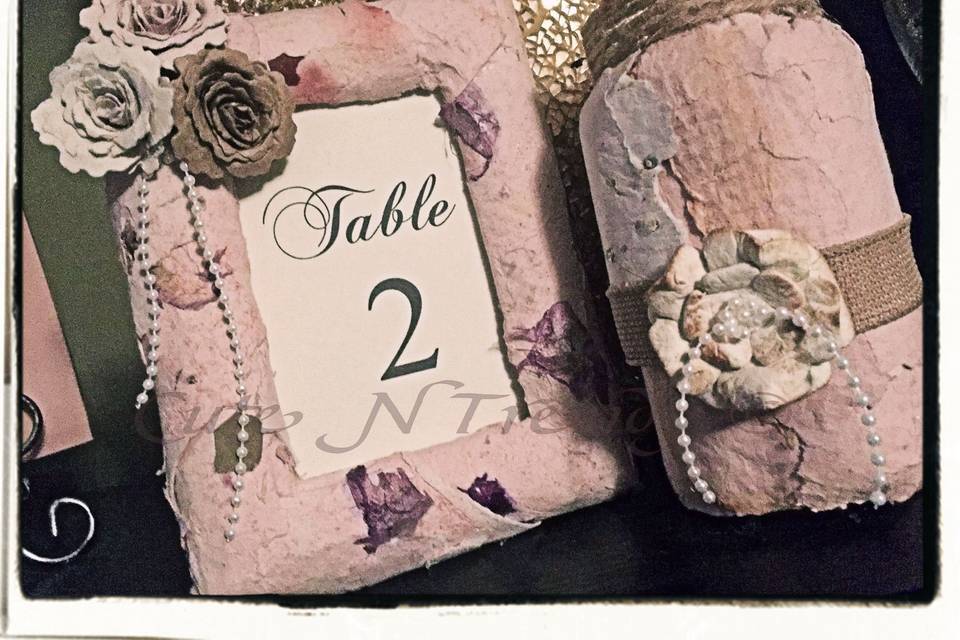 Shabby Table numbers