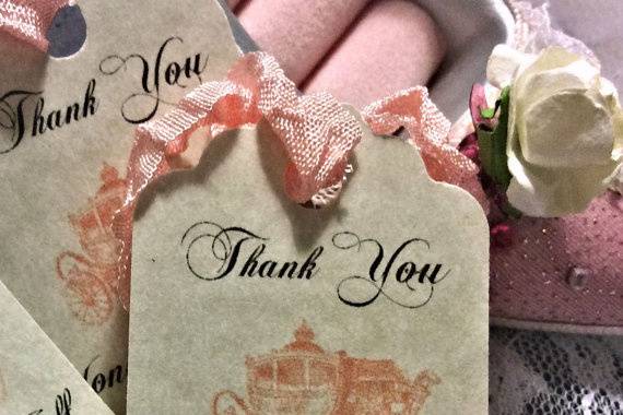 Wedding Favor Tag / Princess w