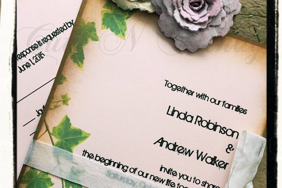 Love birds Invitation