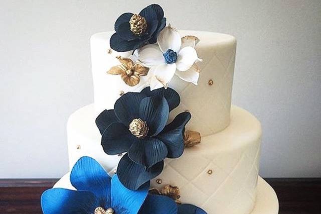 Bold Blue Cake