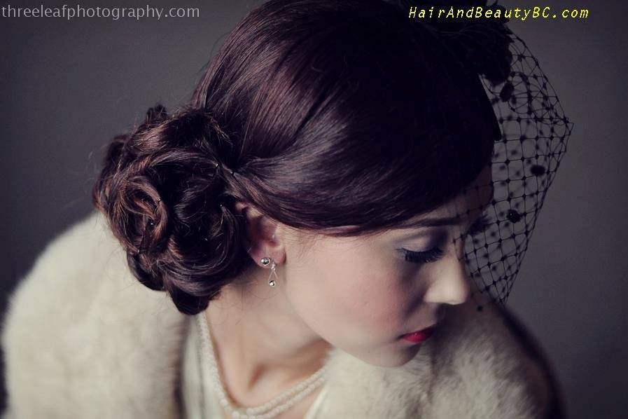 Braided bridal hair Vancouver