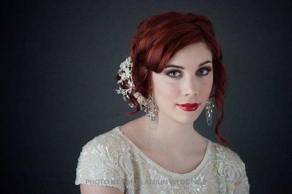 Bridal makeup and hair