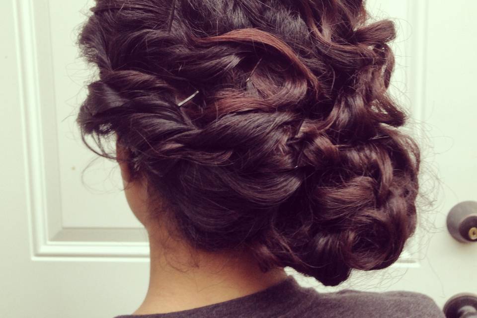 Wedding hair Vancouver