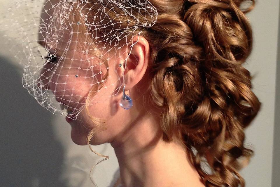 Bridal hair Vancouver