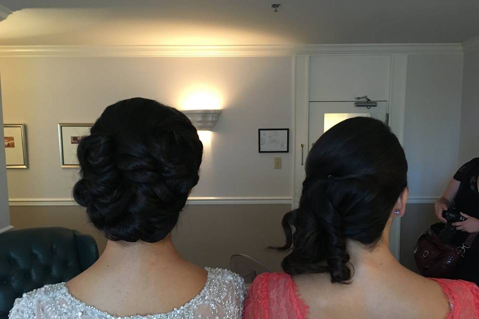 Wedding hair Vancouver