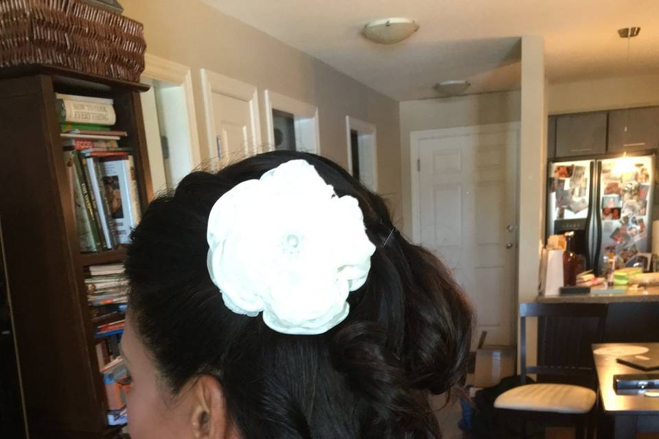 Wedding hair Vancouver