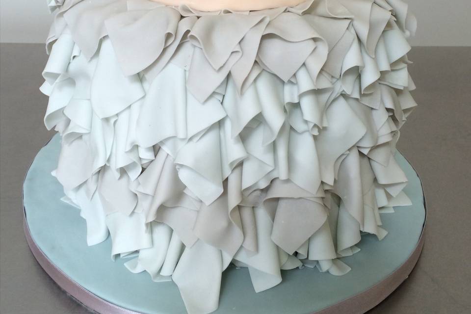 Layered Ruffle Cake