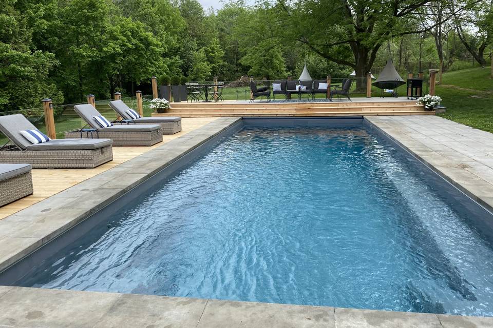 40 x 20 ft pool
