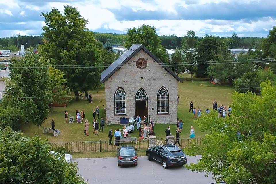 Drone Shot Chapel