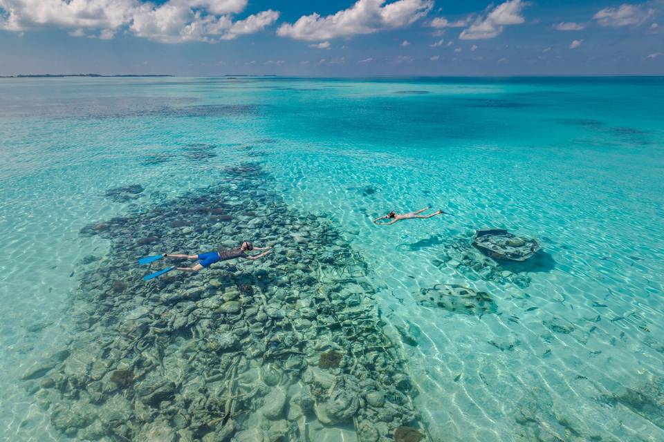 Beautiful water & reefs