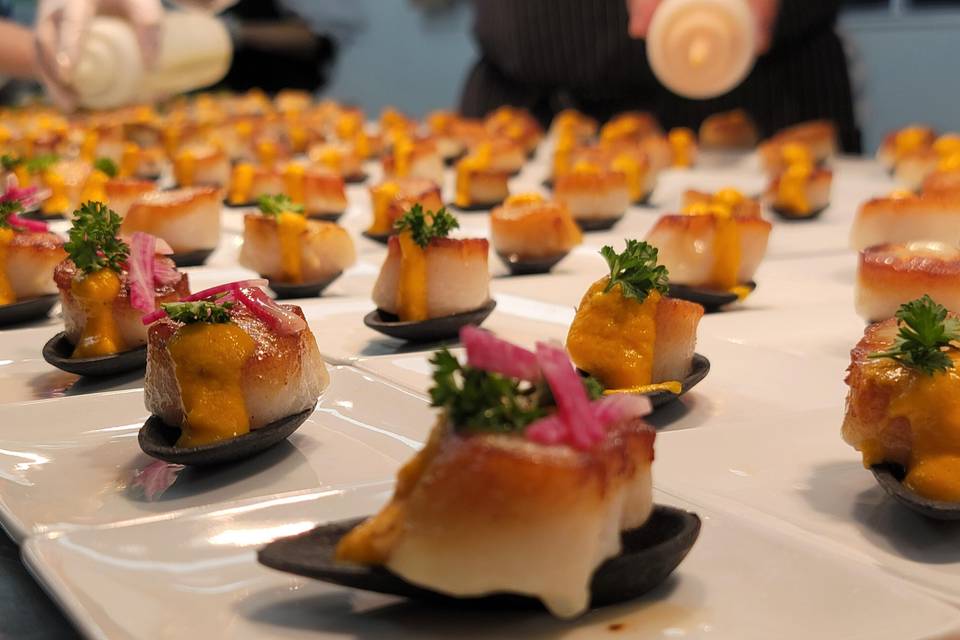 Scallop snack