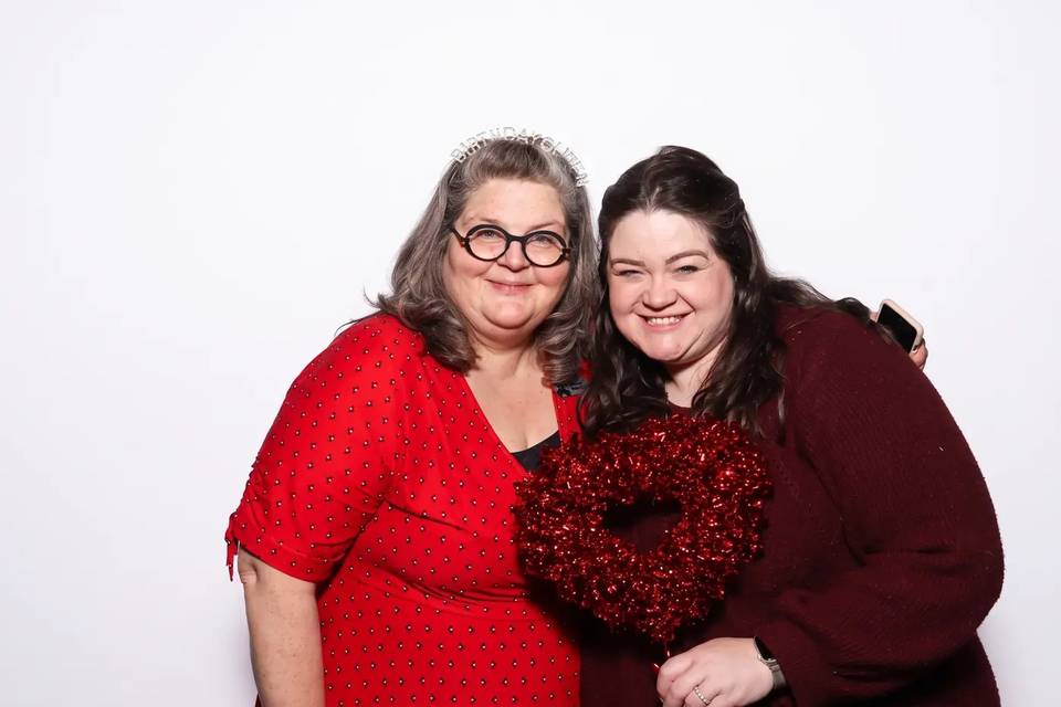 Friends celebrating a birthday