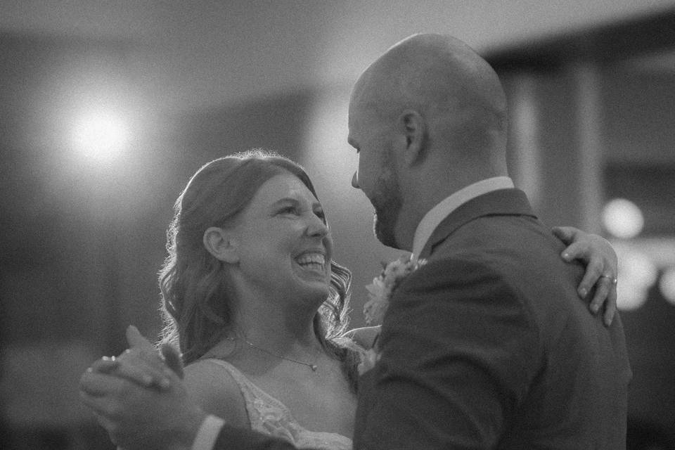 Wedding day first dance