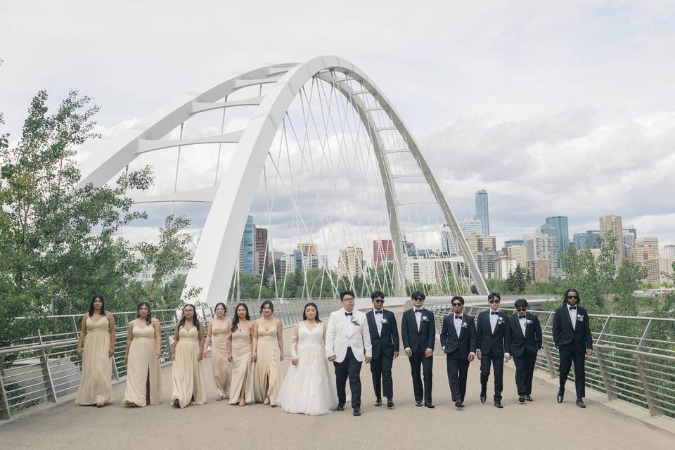 Wedding party Photos Edmonton