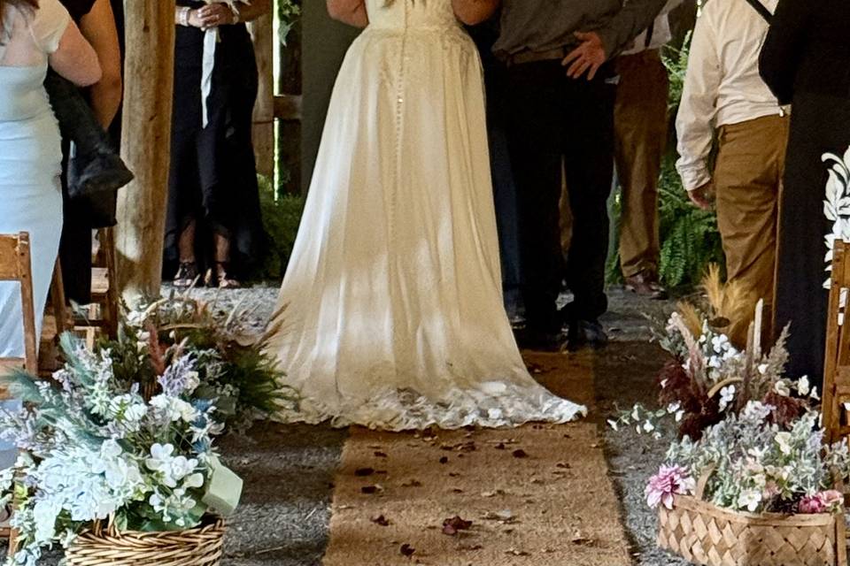 Indoor ceremony area