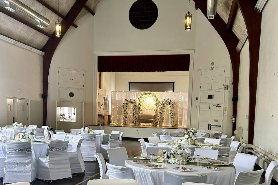 Reception in Fellowship Hall