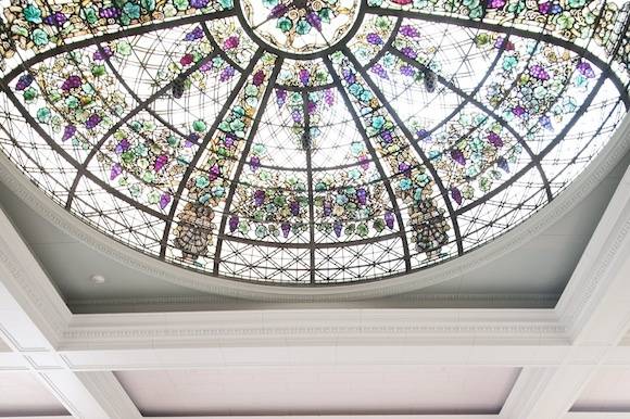 Stained glass ceiling