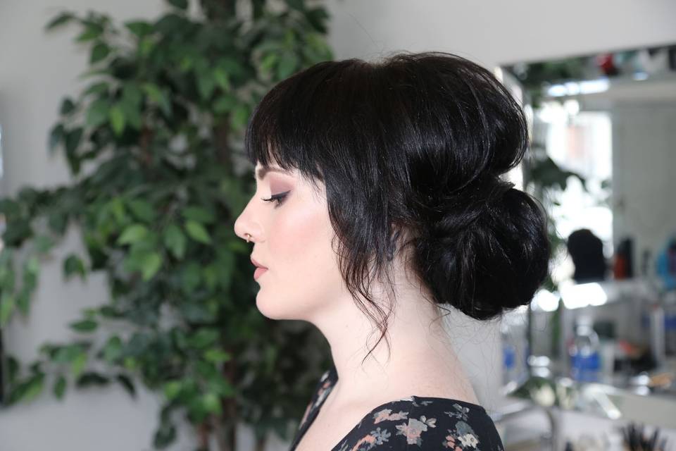 Low Messy Updo