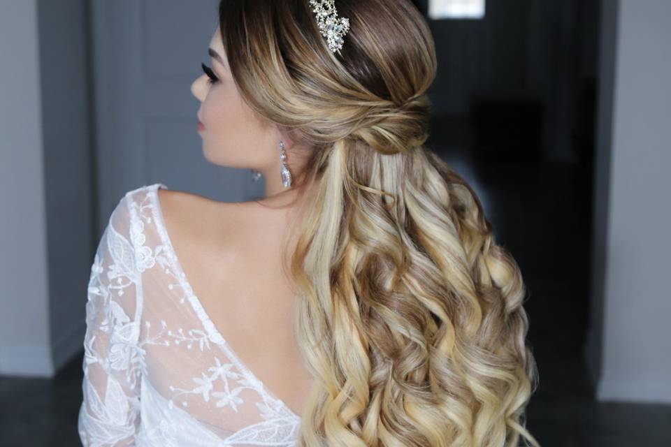 Half up Half Down Bridal Hair