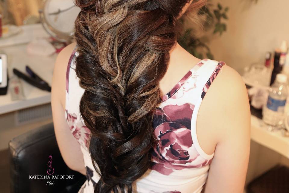 Bridal Elaborate Hairstyle