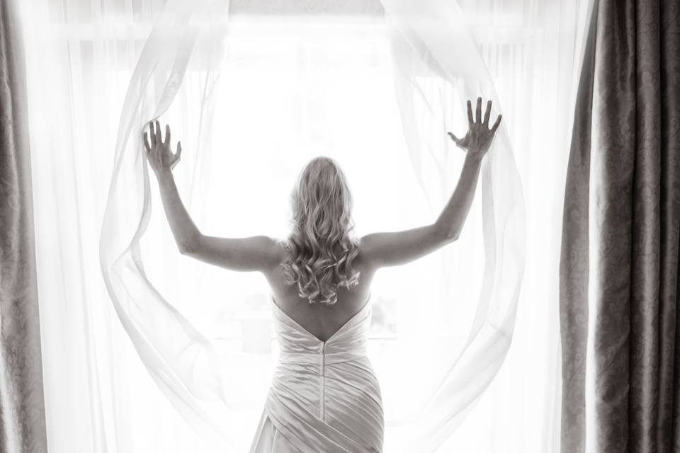 Bride by Window
