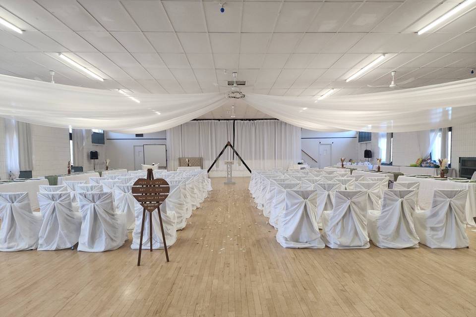 Ceremony before reception