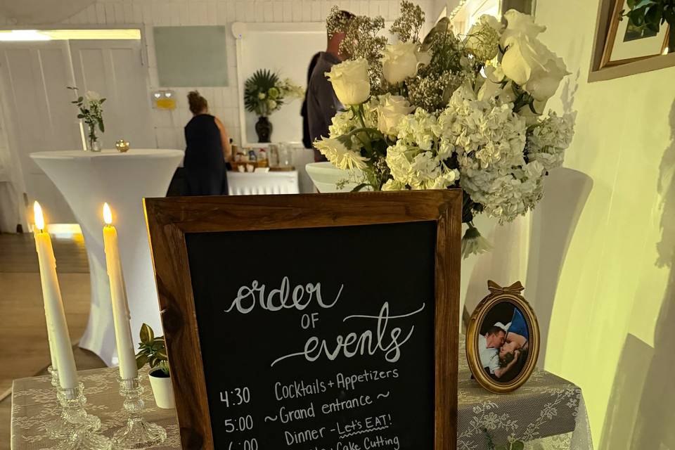 Order of events