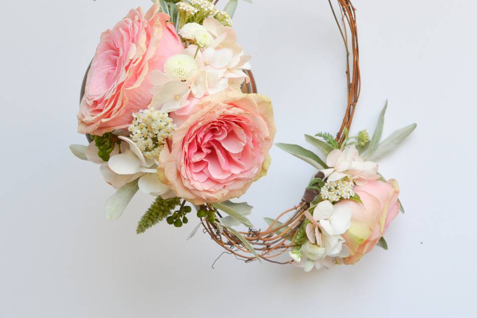 Romantic flower crown