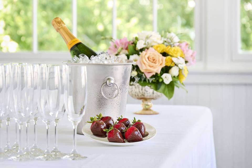 Bridal Suite Setup