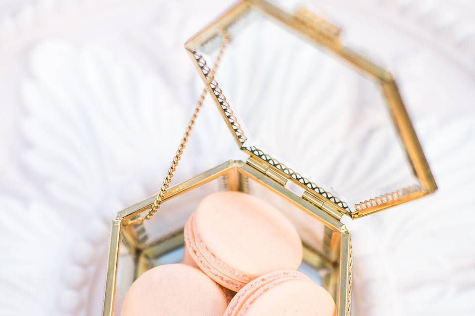 Macarons in a box