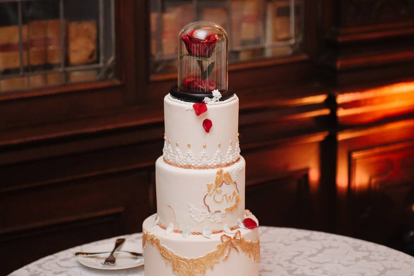 Beauty and the Beast cake