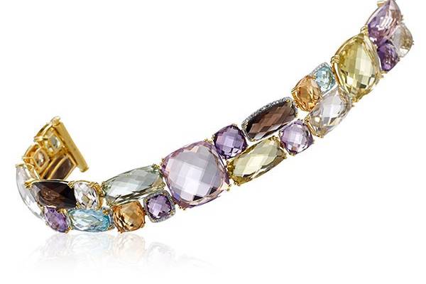 Gemstone Diamond Bracelet