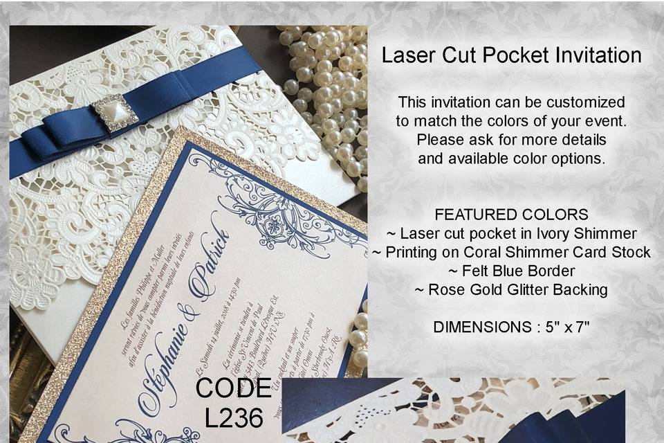 Pocket Fold Invitation