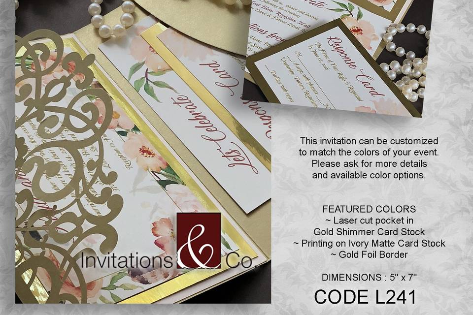 Pocket Fold Invitation